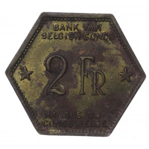 Belgian Congo, 2 francs 1943