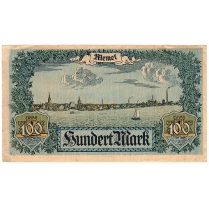 Litva, Memel (Klaipeda), 100 marek 1922