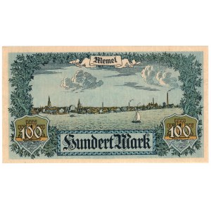 Litwa, Memel (Kłajpeda), 100 marek 1922