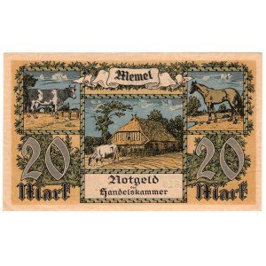 Litva, Memel (Klaipeda), 20 značiek 1922