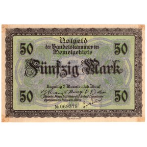 Litva, Memel (Klaipeda), 50 mariek 1922