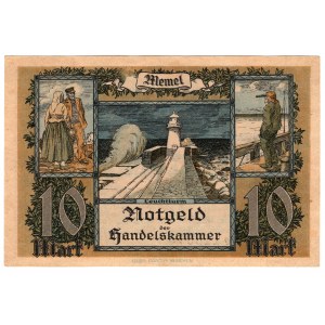 Lithuania, Memel (Klaipeda), 10 marks 1922