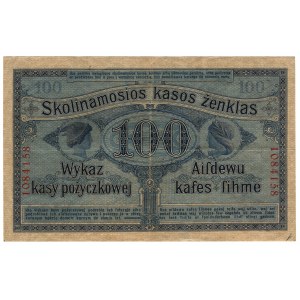 Poznan, 100 Rubel 1916 - Nummerierung in 7 Ziffern