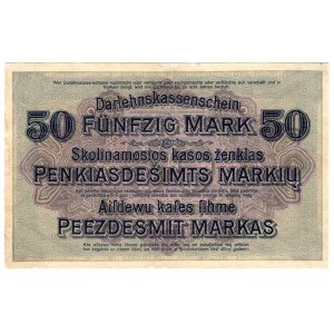 Kaunas, 50 marks 1918, série F