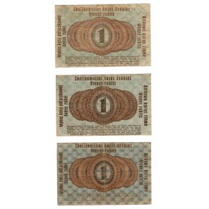 Poznań, 1 marque 1916 - ensemble de 3 pièces