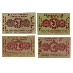 Poznań, 50 fenig 1916 - set of 4 pieces