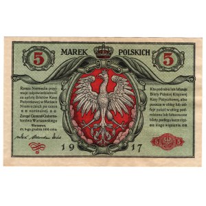 Poland, 5 Polish marks 1916, Gen.