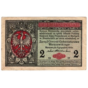 Poland, 2 Polish marks 1916, series B, General