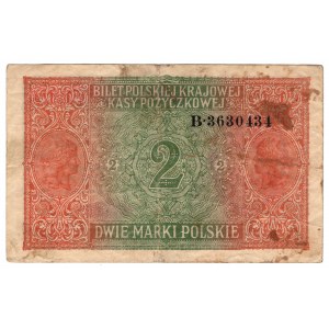 Poland, 2 Polish marks 1916, series B, General