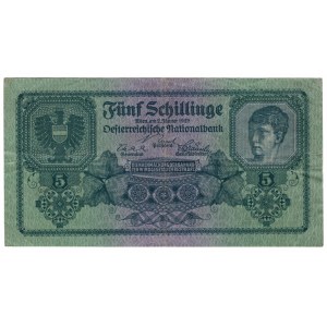 Austria, 5 schilling 1925