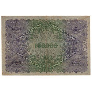Austria, 100.000 koron 1922