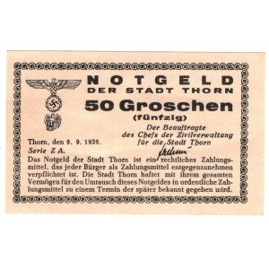 Thorn (Torun), 50 groszy 1939