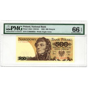 Poland, PRL, 500 zloty 1982, CU series