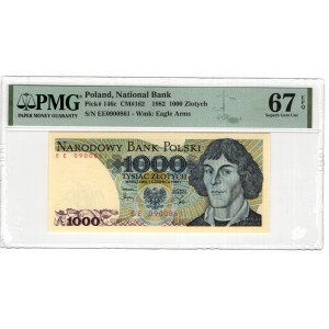 Poland, PRL, 1000 zloty 1982, EE series
