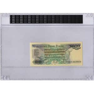 Polska, PRL, 5000 złotych 1988, seria CR