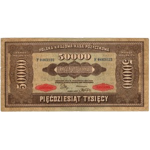 Polska, 50.000 marek polskich 1922 - seria F