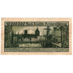 Gdańsk, 10.000.000 marek, 1923