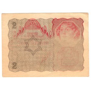 Austria, 2 korony 1922 - błąd druku
