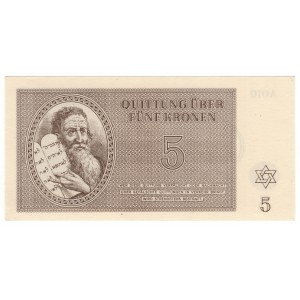 Czechoslovakia, Terezin Ghetto, 5 crowns 1943