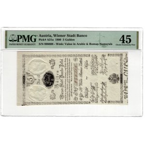 Austria, 5 guilders 1800