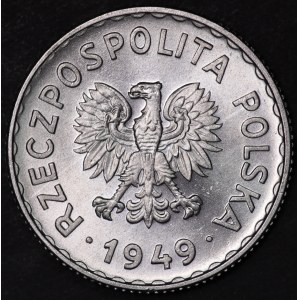 Poland, PRL, 1 zloty 1949