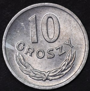 Poland, communist Poland, 10 pennies 1962