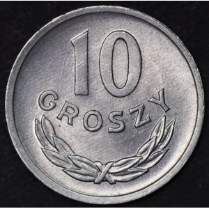 Polska, PRL, 10 groszy 1965