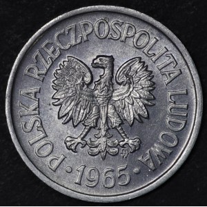 Polska, PRL, 10 groszy 1965