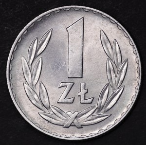 Pologne, PRL, 1 zloty 1971