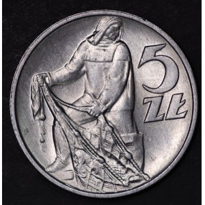 Poland, PRL, 5 zloty 1959 Rybak