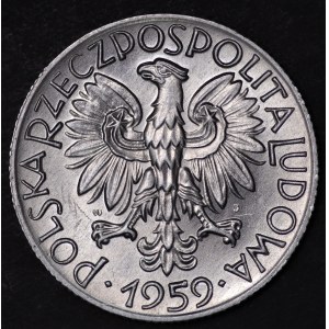 Poland, PRL, 5 zloty 1959 Rybak