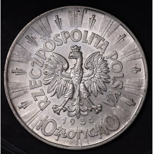 Poland, Second Republic, 10 zloty 1935