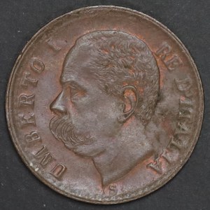 Włochy, 1 centesimo 1900 R - piękne
