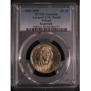 Poland, PRL, 10 zloty 1969 Nicolaus Copernicus