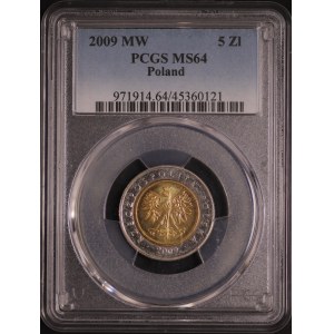 Polen, III RP, 5 PLN 2009