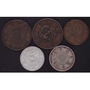Japan, set of 5 pieces