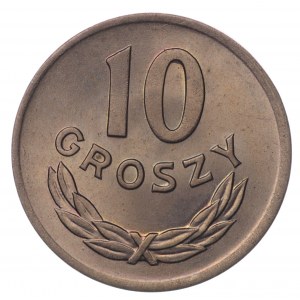 Polen, PRL, 10 groszy 1949 miedzionikiel