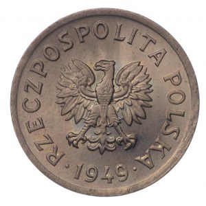 Polen, PRL, 10 groszy 1949 miedzionikiel