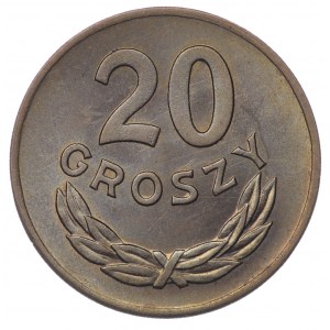 Poland, People's Republic of Poland, 20 groszy 1949 miedzionikiel