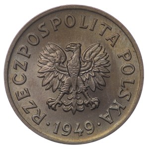 Poland, People's Republic of Poland, 20 groszy 1949 miedzionikiel