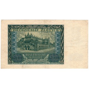 Polska, 50 złotych 1940, seria D