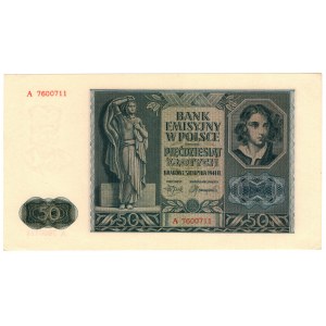 Pologne, 50 zlotys 1941, série A