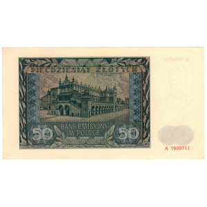 Pologne, 50 zlotys 1941, série A