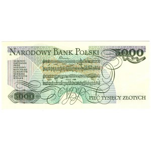 Poland, People's Republic of Poland, 5000 gold 1988, EA series