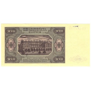 Polen, 20 Zloty 1948 Serie KE