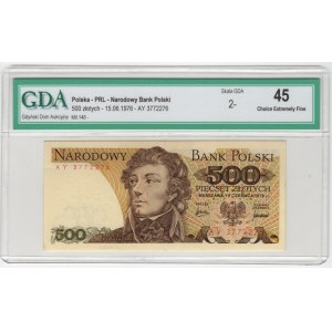 Polen, PRL, 500 Zloty 1976, Serie AY