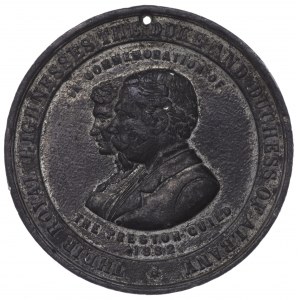 Medal, The Preston Guild DUKE & DUCHESS of ALBANY 1882