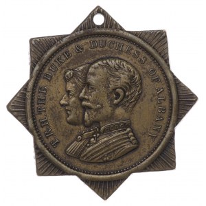 Medal, T.R.H. the DUKE &amp; DUCHESS of ALBANY 1882