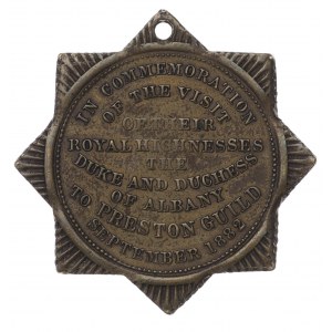 Medal, T.R.H. the DUKE &amp; DUCHESS of ALBANY 1882