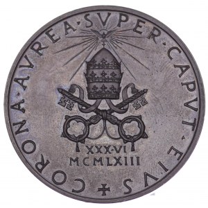 Medal, Paweł VI, anno I, 1963 - Corona Aurea Super Caput Eius